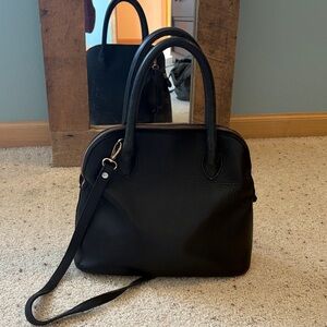 Chic Black Satchel for Women